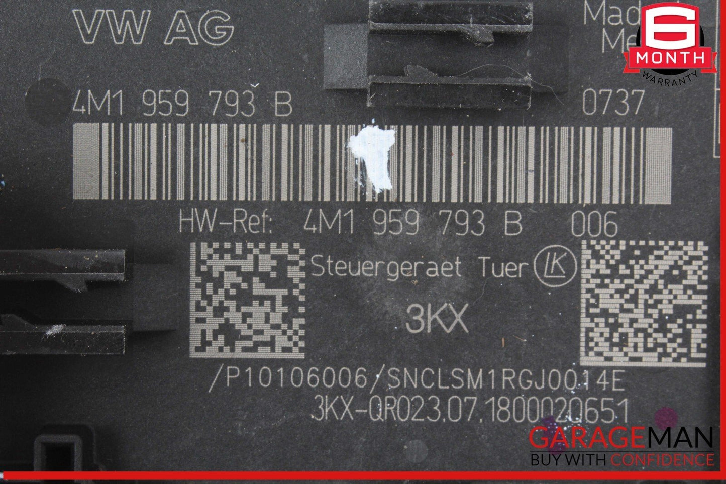 18-24 Audi Q5 Front Left Driver Side Door Control Module Unit 4M1959793B OEM