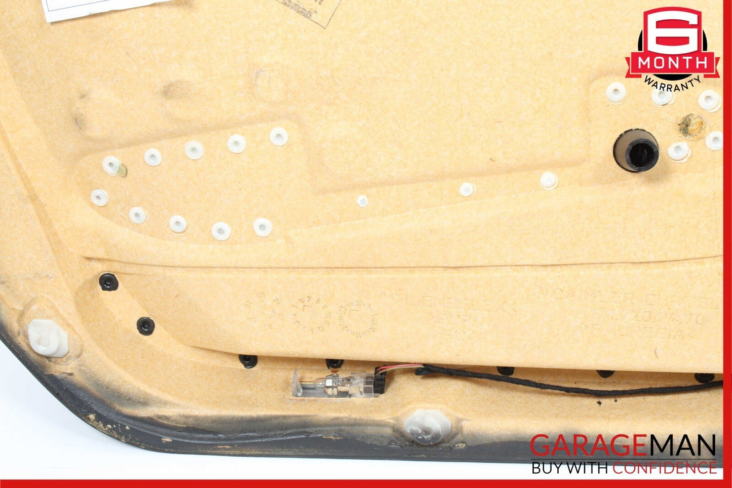 05-11 Mercedes R171 SLK280 Front Right Side Interior Door Panel Trim Cover Black