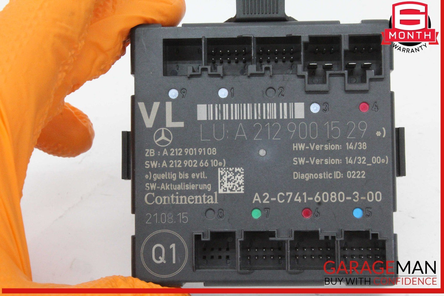 08-18 Mercedes W207 E400 E550 Front Left Side Door Control Module Unit OEM