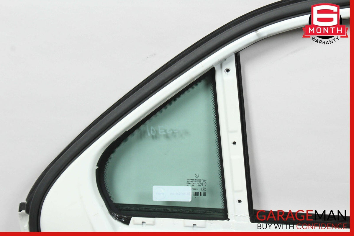 10-16 Mercedes W212 E500 Rear Left Driver Side Exterior Door Shell White OEM