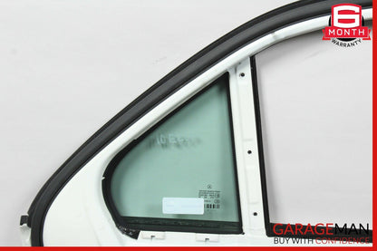 10-16 Mercedes W212 E500 Rear Left Driver Side Exterior Door Shell White OEM