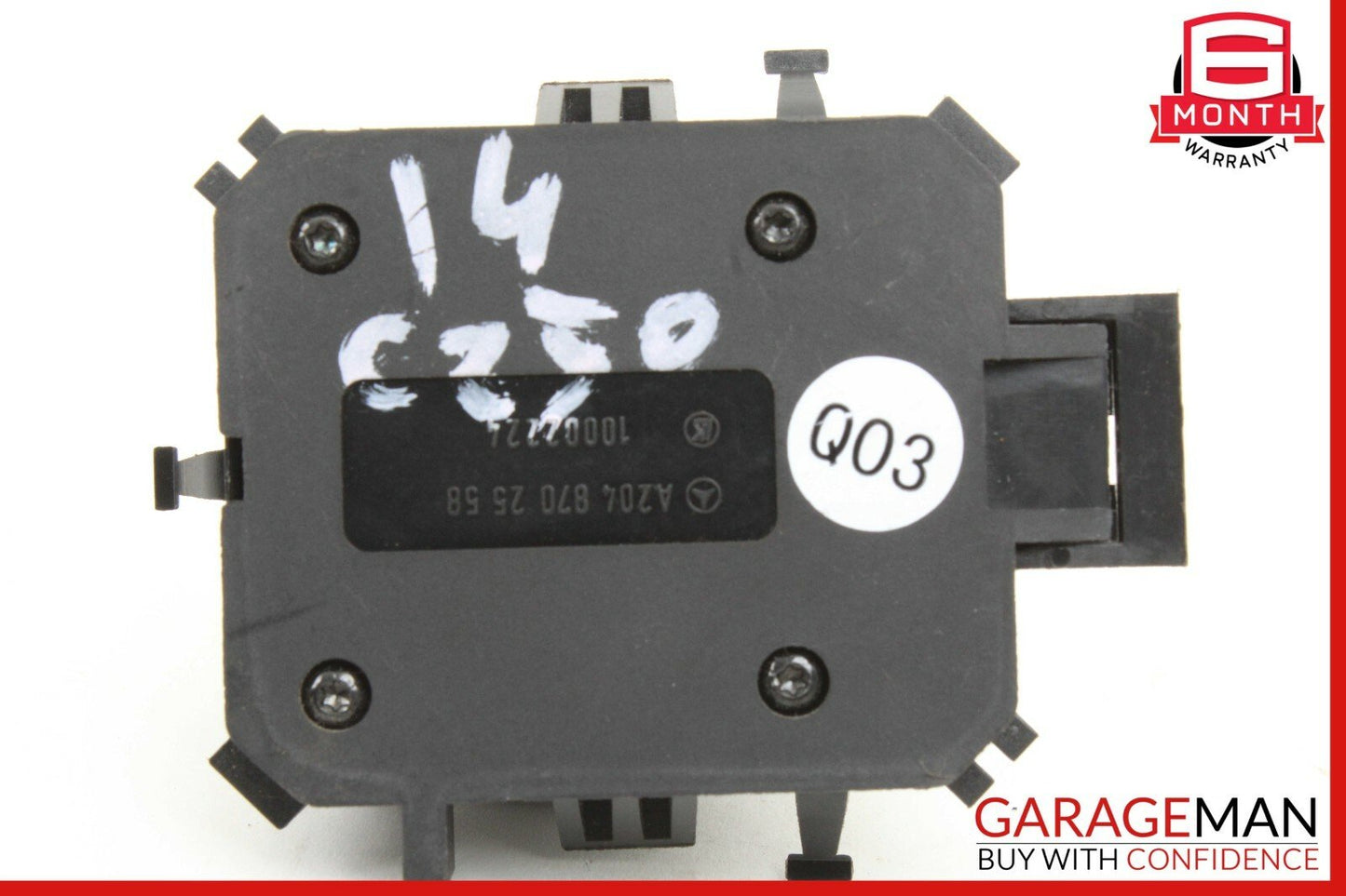 08-15 Mercedes X164 GLK350 GL450 Front Left Side Seat Lumbar Switch Control Unit