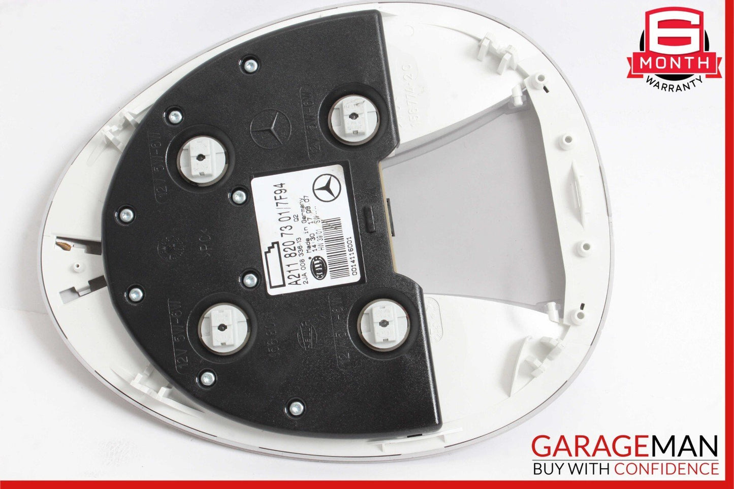 07-09 Mercedes W211 E350 E550 E63 Rear Overhead Dome Light 2118207301 OEM Gray