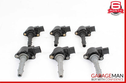 06-10 Mercedes W251 R350 CLK350 Delphi Ignition Coil Spark Plug Set of 6 pc OEM