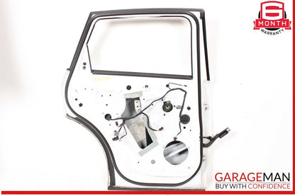09-17 Audi Q5 SQ5 Rear Left Exterior Door Shell Frame Panel White OEM