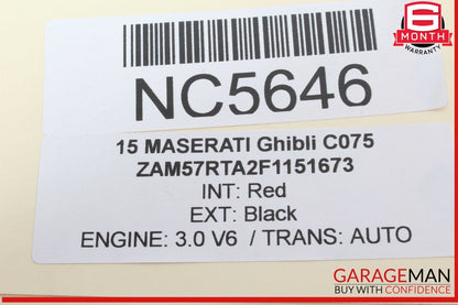 14-17 Maserati Ghibli M157 Rear Right or Left Side Control Arm 670007251 OEM