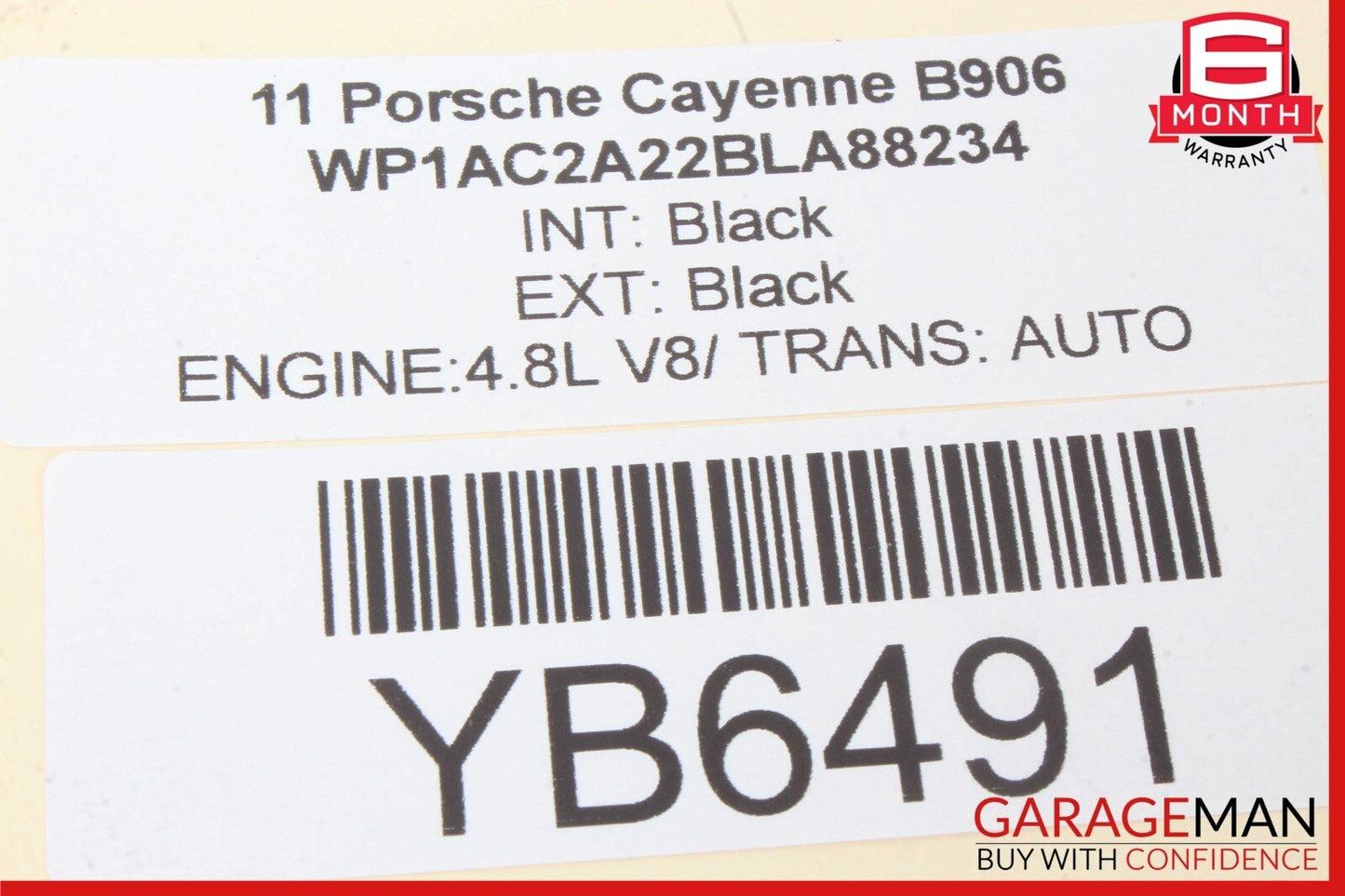 11-18 Porsche Cayenne 958 S Rear Left or Right Side Upper Rearward Control Arm