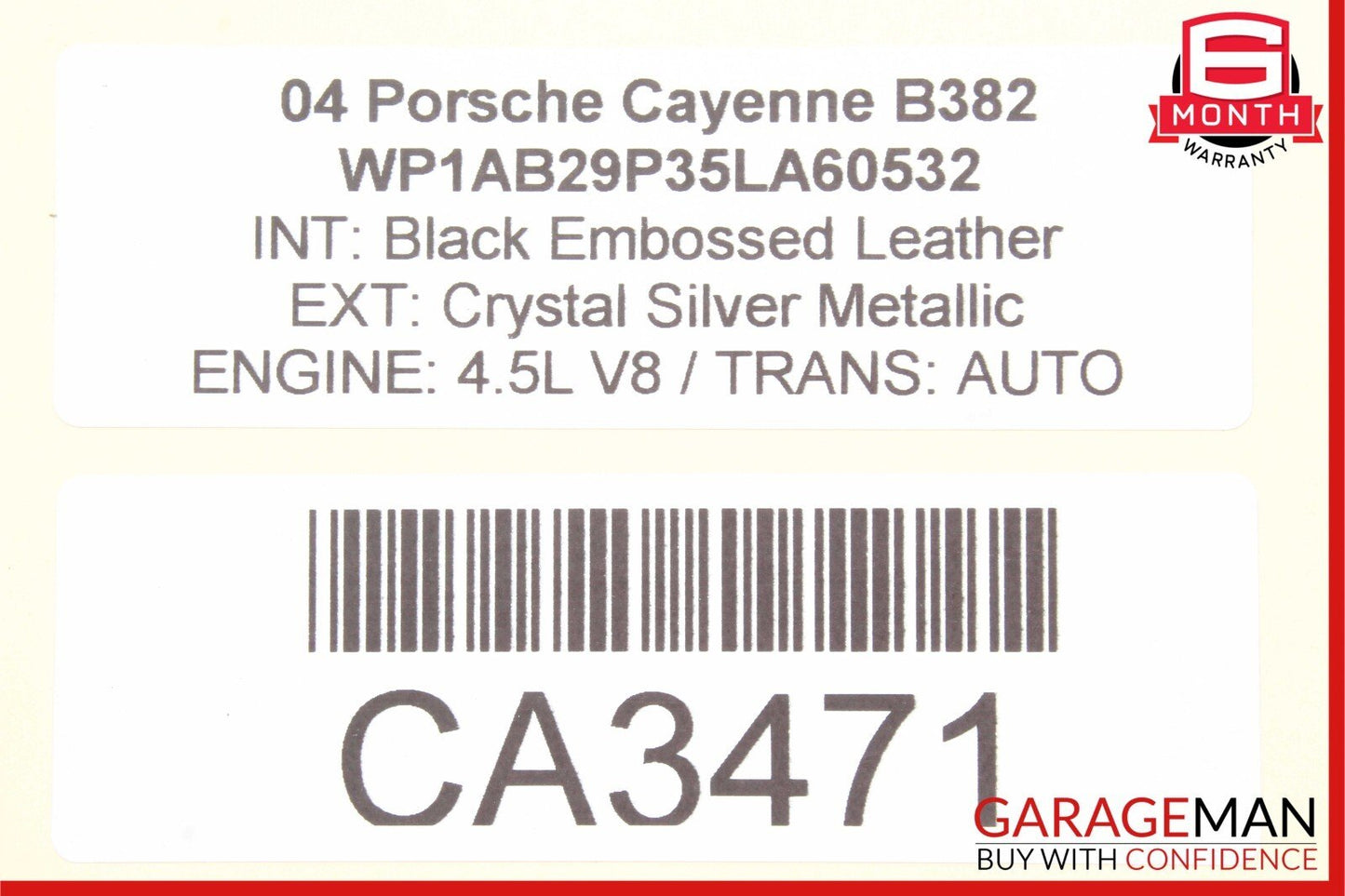 03-10 Porsche Cayenne 955 957 Anti Theft Locking Immobilizer Controller Module