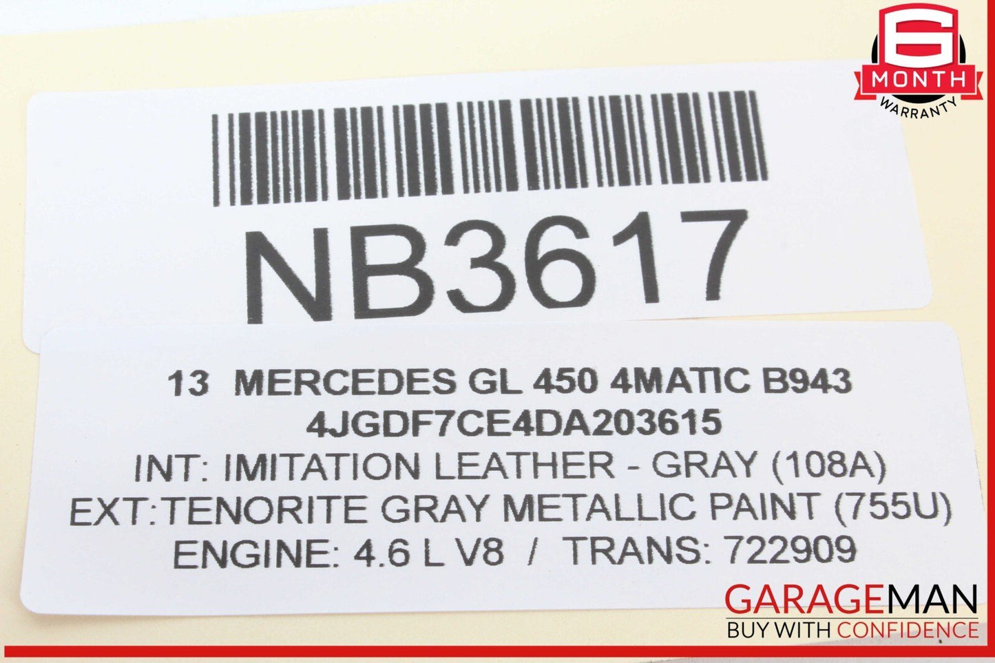 12-19 Mercedes X166 GL450 4MATIC Gas Throttle Pedal Accelerator OEM