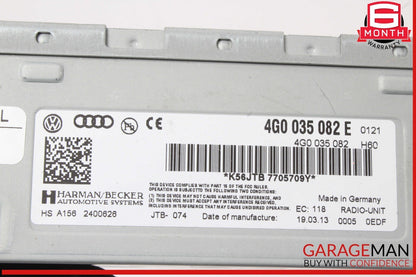 12-18 Audi A6 A7 Satellite Audio Radio Receiver Tuner 4G0035082E OEM