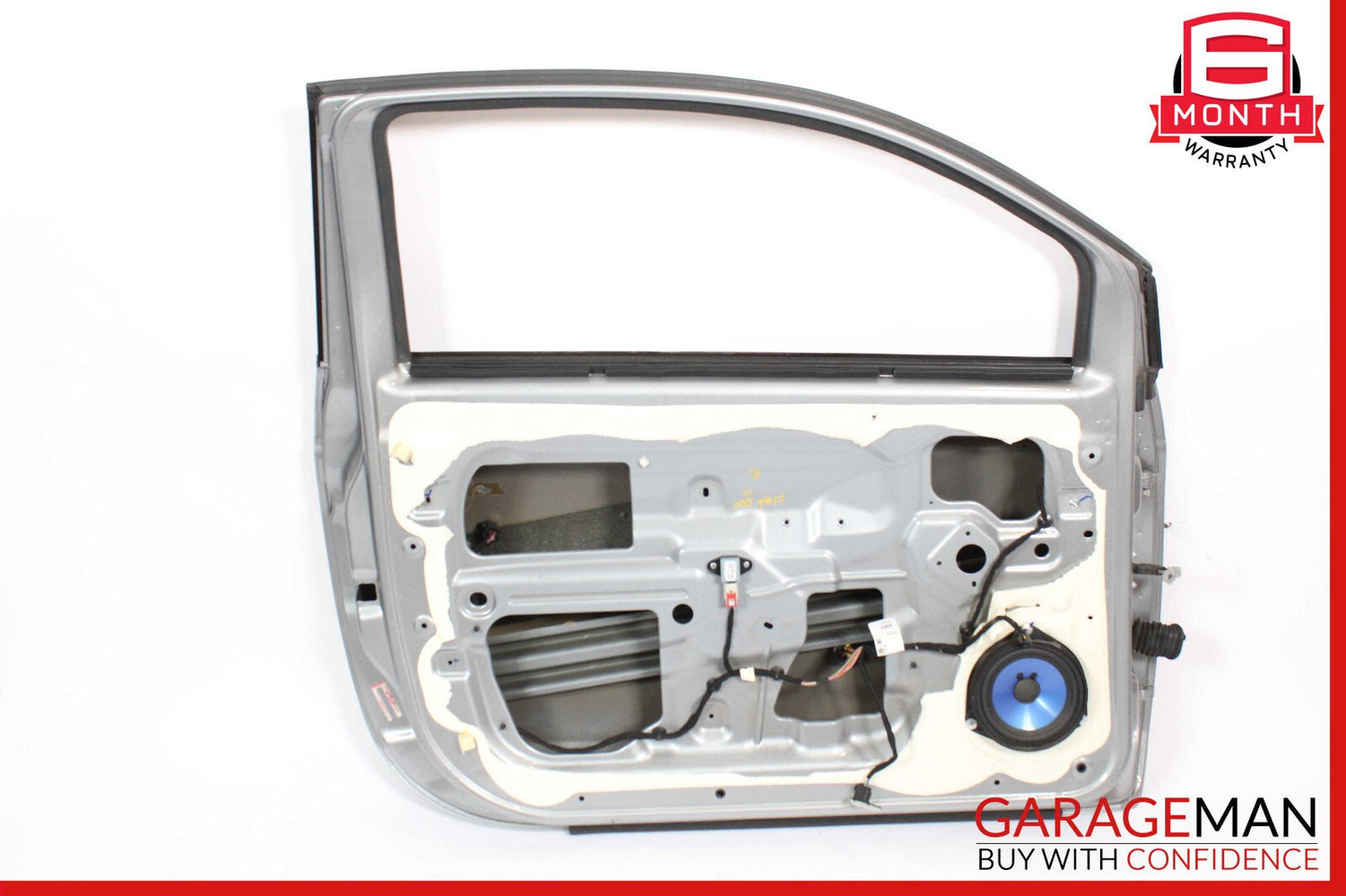 12-17 Fiat 500 Front Left Door Shell Panel Silver OEM