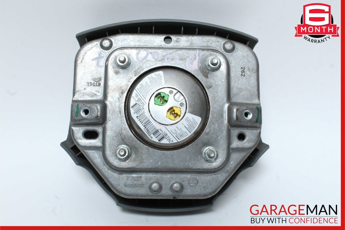 06-08 Mercedes W251 R320 R350 Driver Steering Wheel Airbag Air Bag Gray OEM
