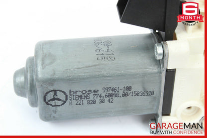 07-13 Mercedes S550 S600 Rear Right Side Door Window Regulator Motor Unit