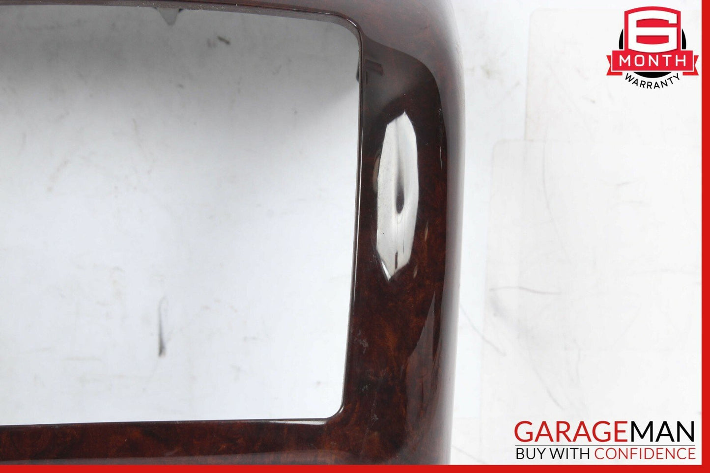07-13 Mercedes W221 S400 S63 AMG Center Console Rear AC Control Trim Bezel Wood