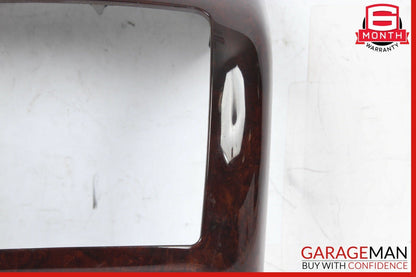 07-13 Mercedes W221 S400 S63 AMG Center Console Rear AC Control Trim Bezel Wood