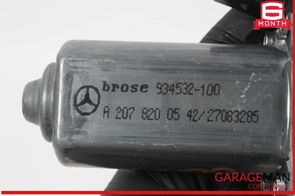 10-20 Mercedes R172 SLK250 E350 Front Left Window Regulator Motor 2078200542 OEM