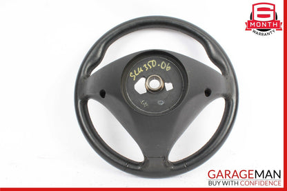 05-07 Mercedes R171 SLK350 C230 C280 3 Spoke Steering Wheel 1714600103 Black OEM