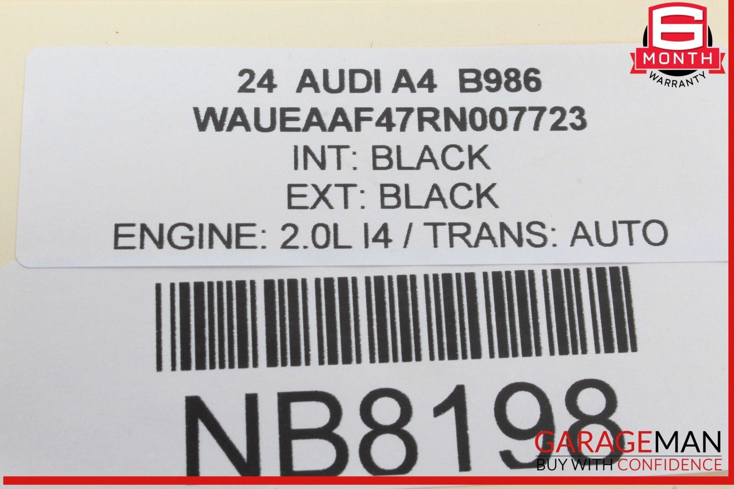 17-24 Audi A4 Rear Left Driver Side Upper Suspension Control Arm 8W0505361E