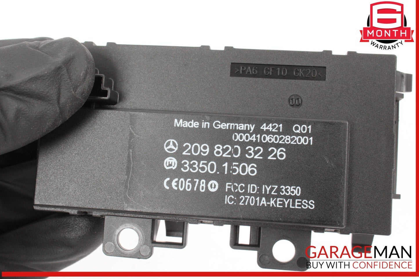 03-09 Mercedes W209 CLK350 CLK500 CLK55 Keyless Go Control Module Unit