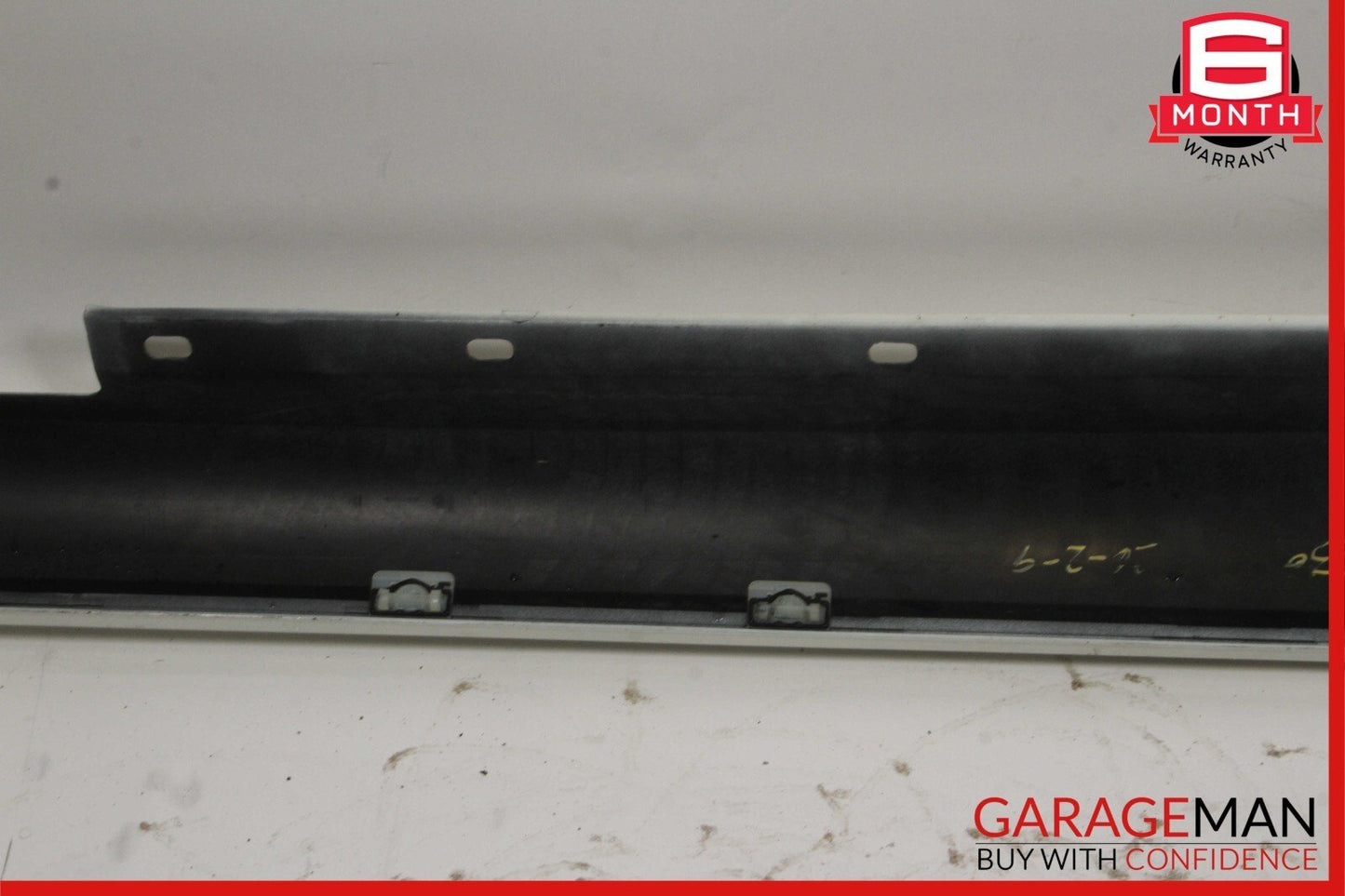 08-14 Mercedes W204 C250 AMG Sport Left Side Skirt Rocker Panel Calcite White