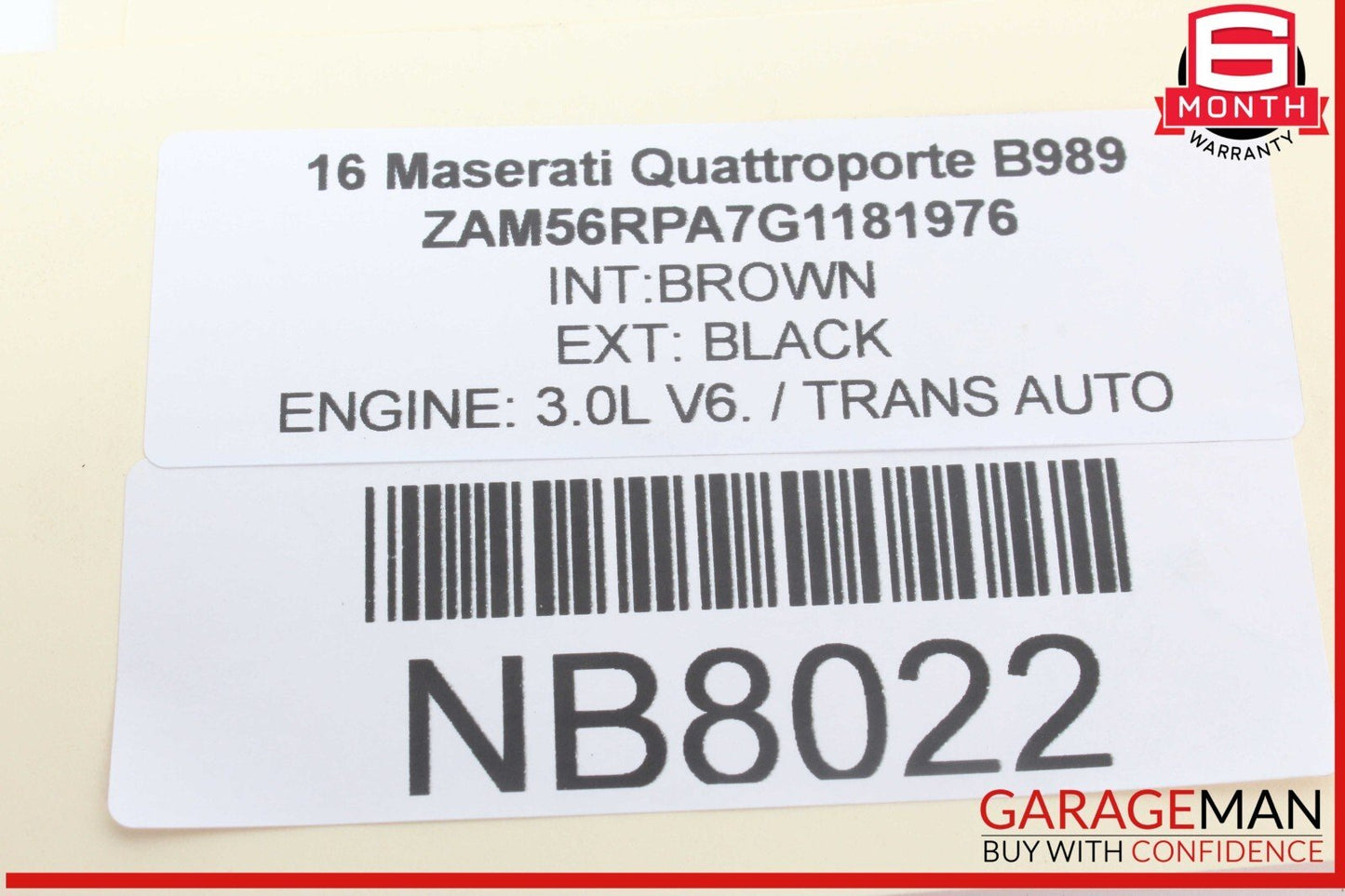 14-17 Maserati Quattroporte Rear Left or Rear Right Side Control Arm Bar Link