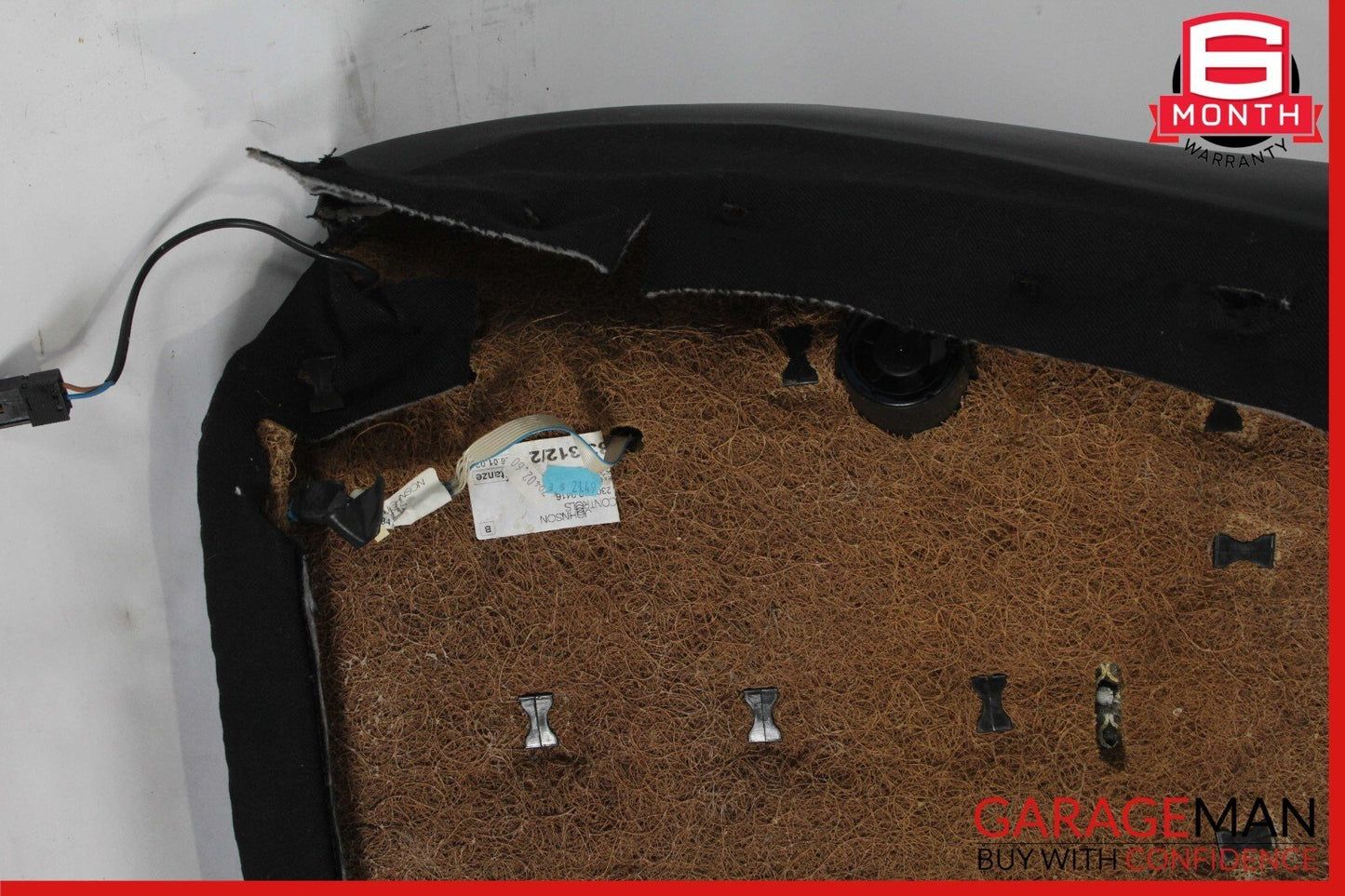 03-08 Mercedes R230 SL500 SL550 Front Right Side Top Upper Seat Cushion Black