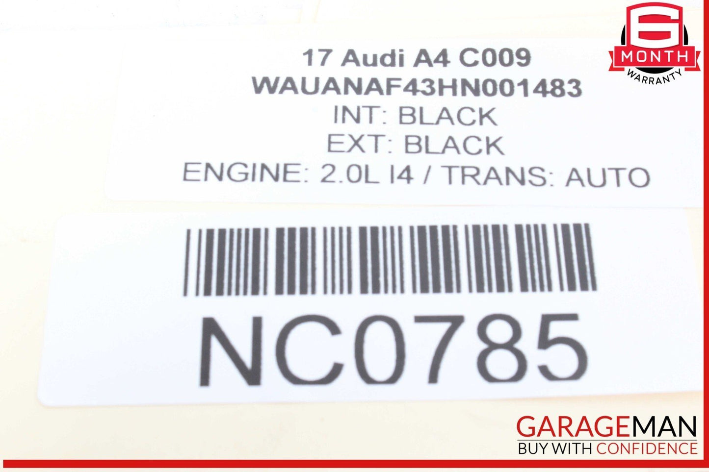 17-24 Audi A4 Rear Left Driver Side Upper Lateral Control Arm 8W0505397C OEM