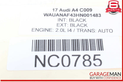 17-24 Audi A4 Rear Left Driver Side Upper Lateral Control Arm 8W0505397C OEM