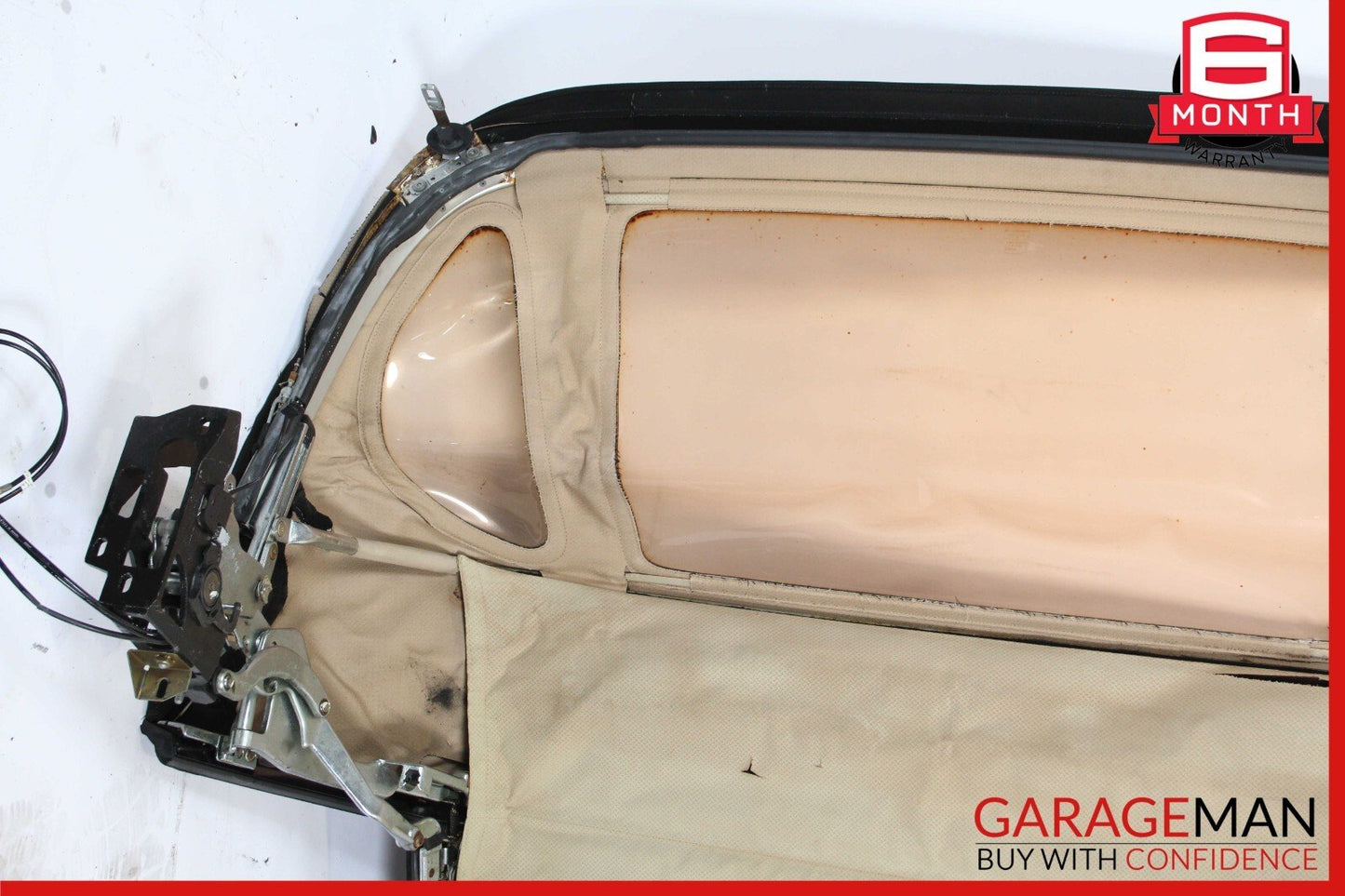 90-95 Mercedes R129 SL500 SL320 600SL Convertible Soft Top Roof Black OEM