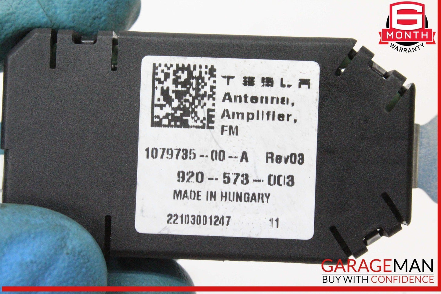 17-23 Tesla Model 3 Rear Left Driver Side Antenna Amplifier AMP FM Radio Module