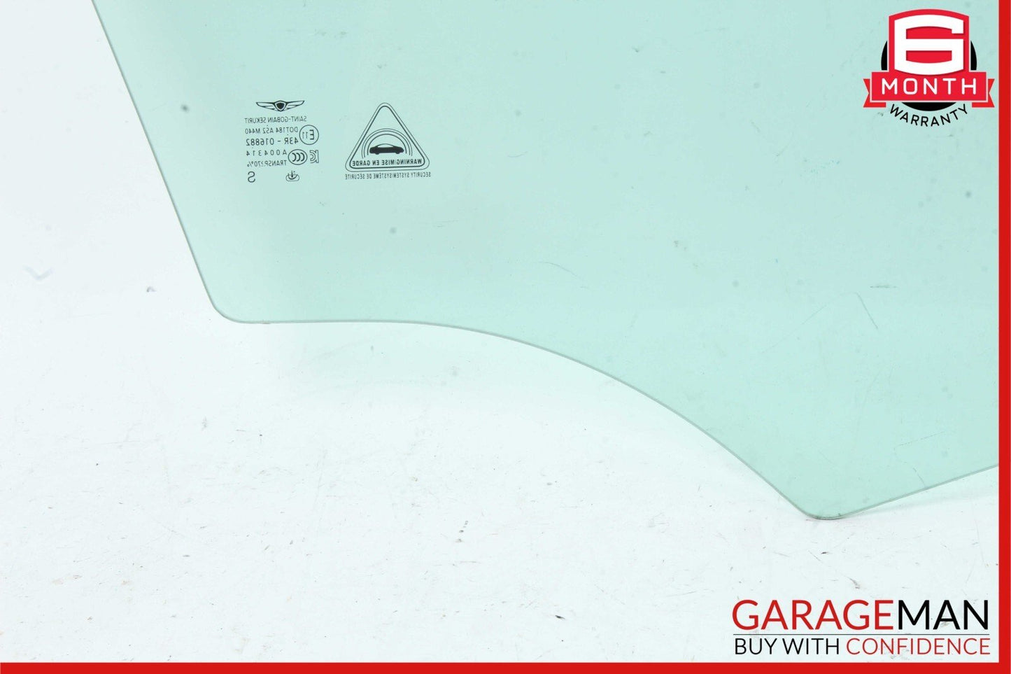 19-22 Genesis G70 Front Left Driver Side Door Window Glass OEM