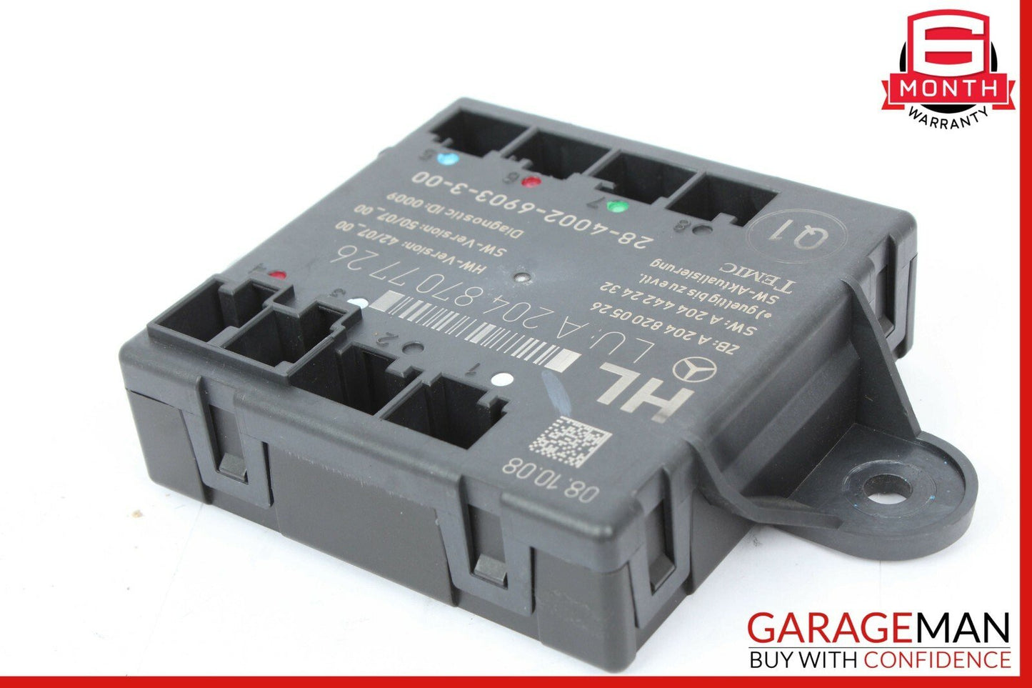 08-11 Mercedes W204 C300 C63 AMG Rear Left Side Door Control Module Unit OEM