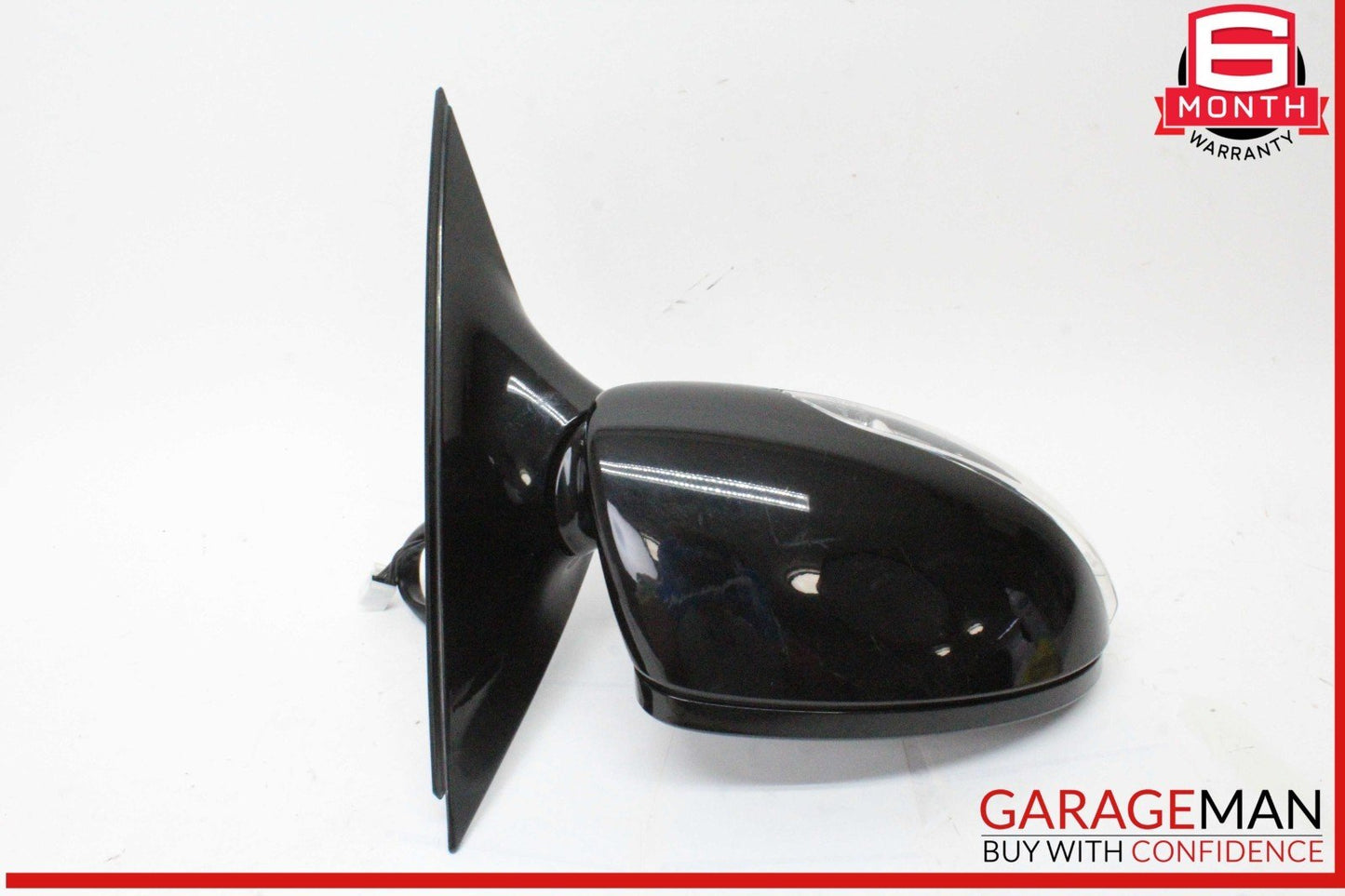 07-09 Mercedes W221 S550 S600 Front Right Side Door Rear View Mirror Black OEM