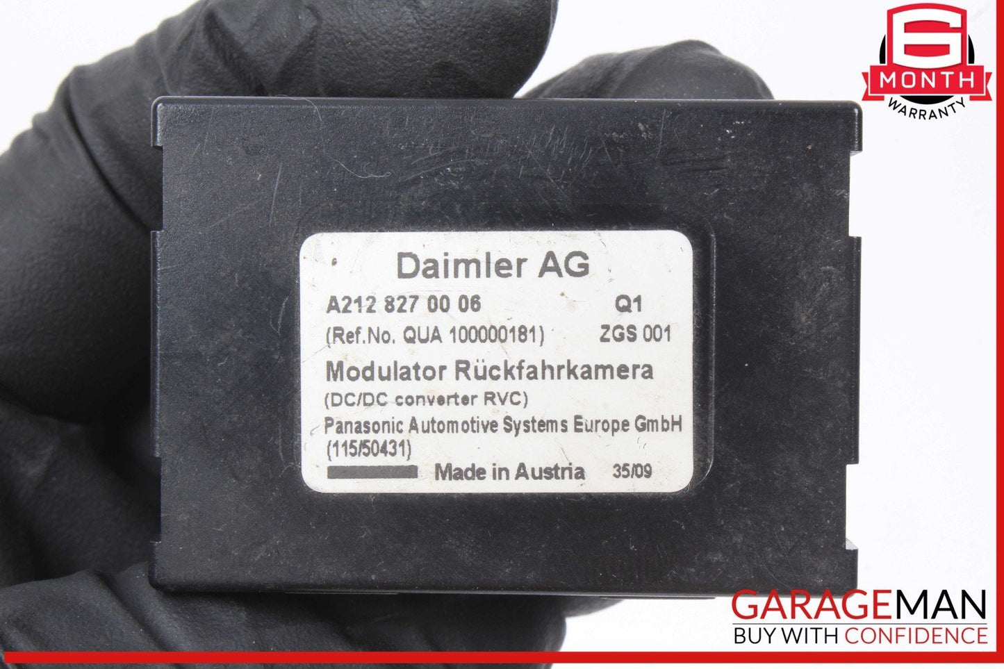 10-18 Mercedes W212 E350 CLS550 Rear View Camera Parking Back Up Control Module