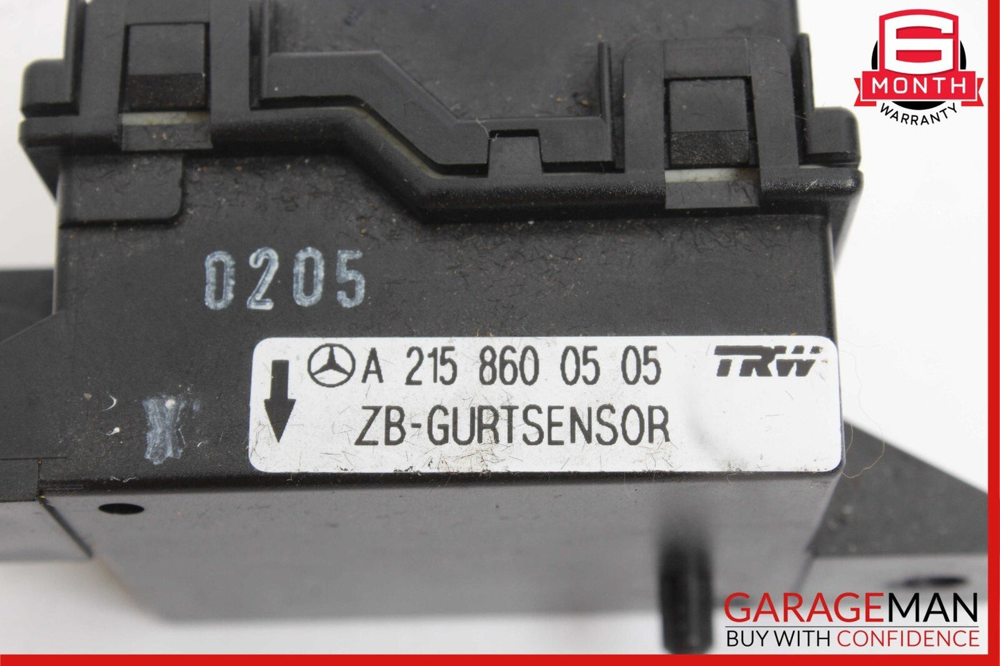 Mercedes CL55 AMG SL500 Seat Belt Seatbelt Tension Sensor 2158600505 OEM