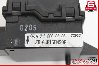 Mercedes CL55 AMG SL500 Seat Belt Seatbelt Tension Sensor 2158600505 OEM