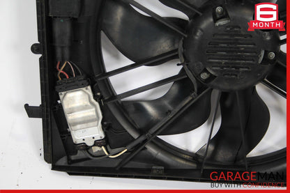 08-18 Mercedes E350 GLK350 SLK350 Engine Radiator Cooling Fan Motor Shroud Assy