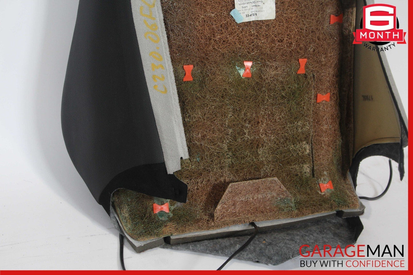 05-07 Mercedes W203 C230 C350 Front Left Side Top Upper Seat Cushion Anthracite