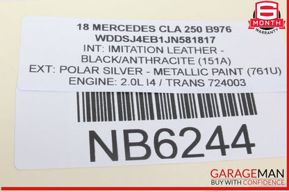 14-18 Mercedes W117 CLA250 Front Left Driver Side Door Tweeter Speaker Cover
