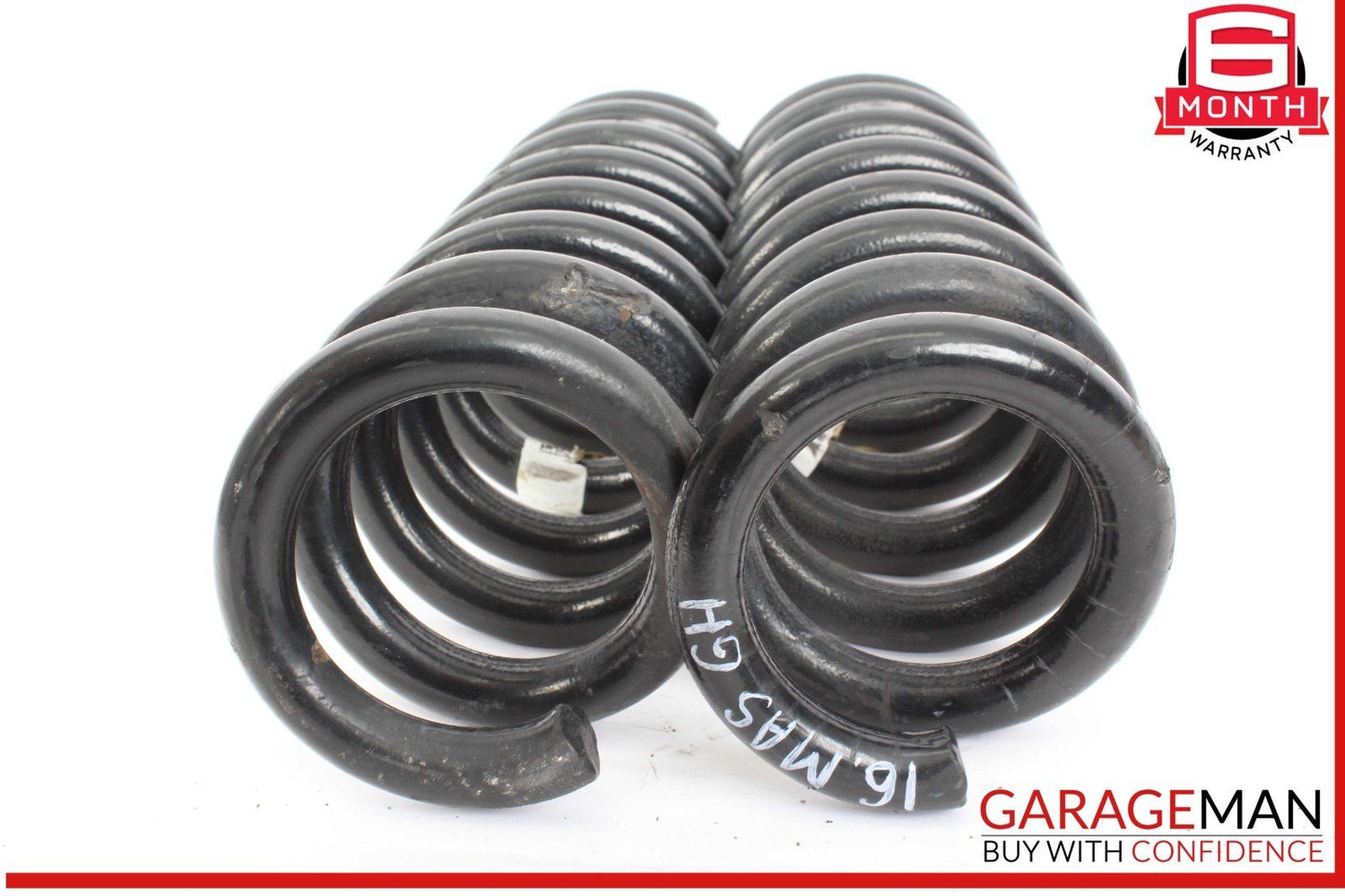 14-17 Maserati Ghibli Rear Right & Left Side Suspension Coil Spring Absorber Set