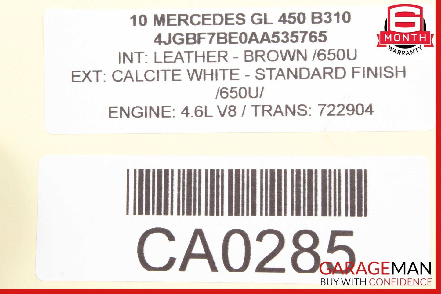 07-12 Mercedes X164 GL450 Rear Right & Left Seat Fold Controller Switch Black
