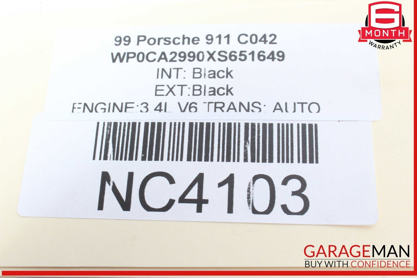 99-12 Porsche Carrera 911 996 Rear Right or Left Suspension Upper Control Arm