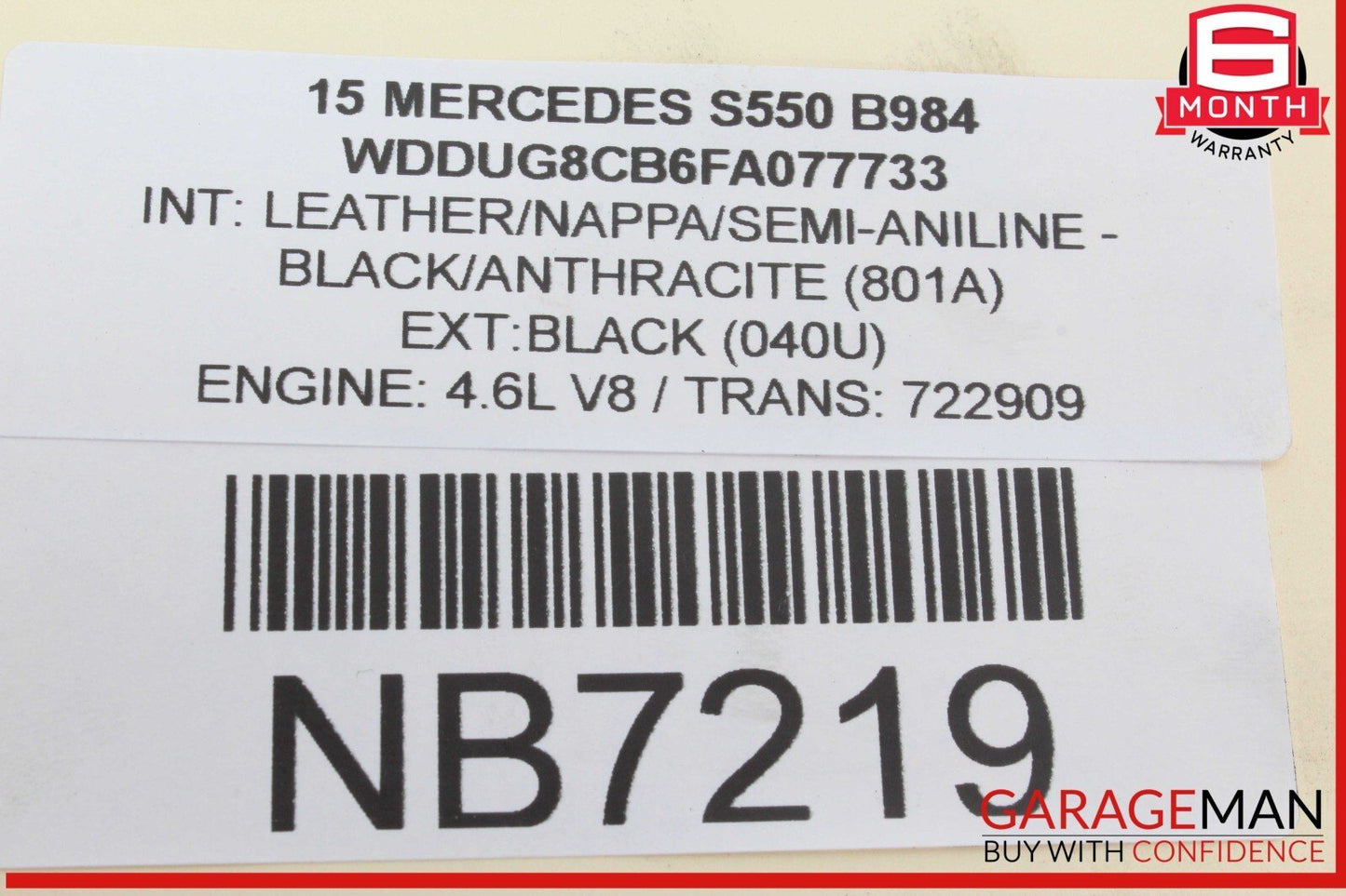 14-17 Mercedes W222 S550 Fuel Pump Motor Control Module Unit 0009003206 OEM