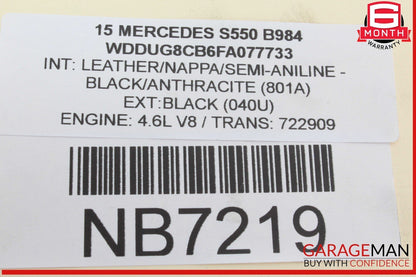 14-17 Mercedes W222 S550 Fuel Pump Motor Control Module Unit 0009003206 OEM