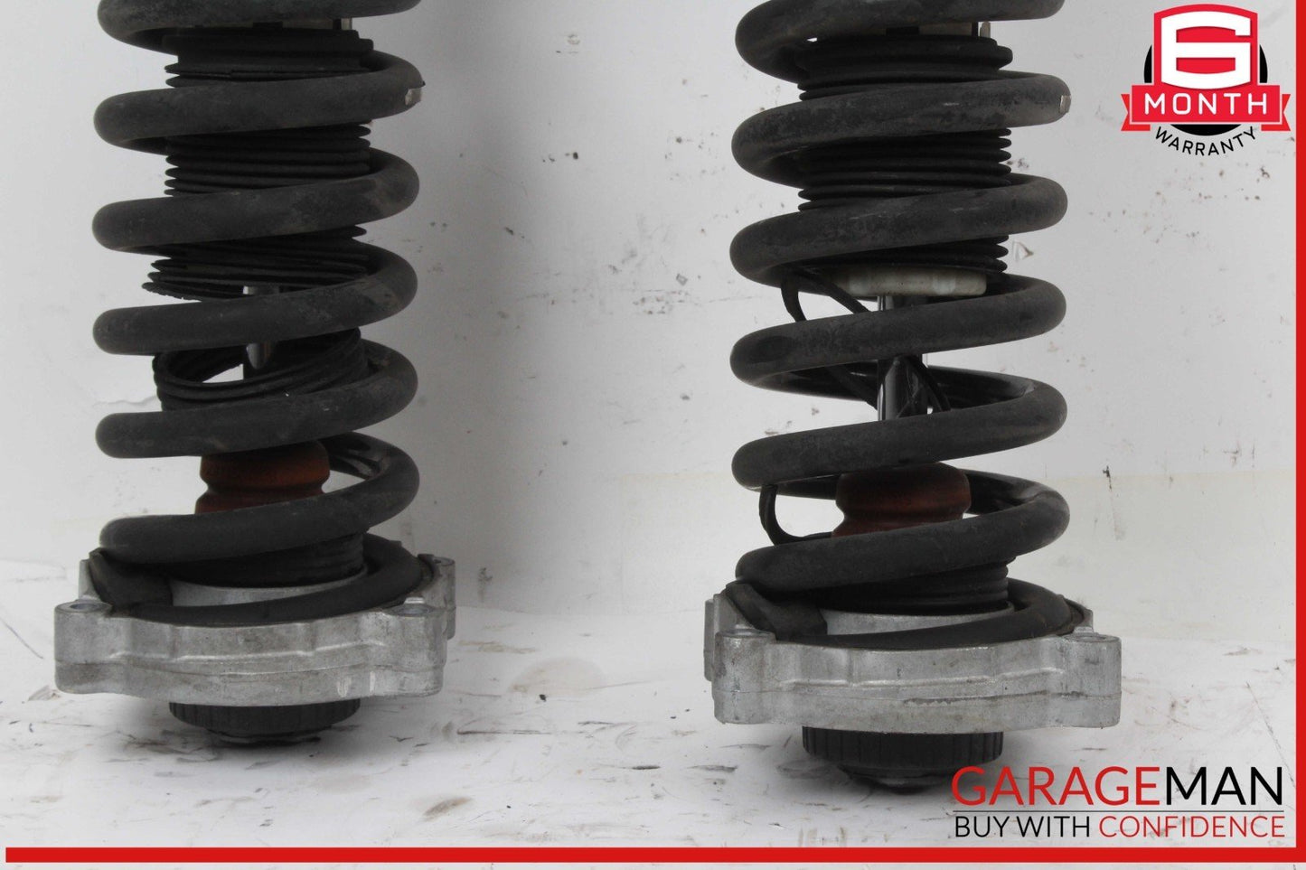 03-10 Porsche Cayenne 955 Front Right & Left Shock Absorber Strut Spring Set OEM