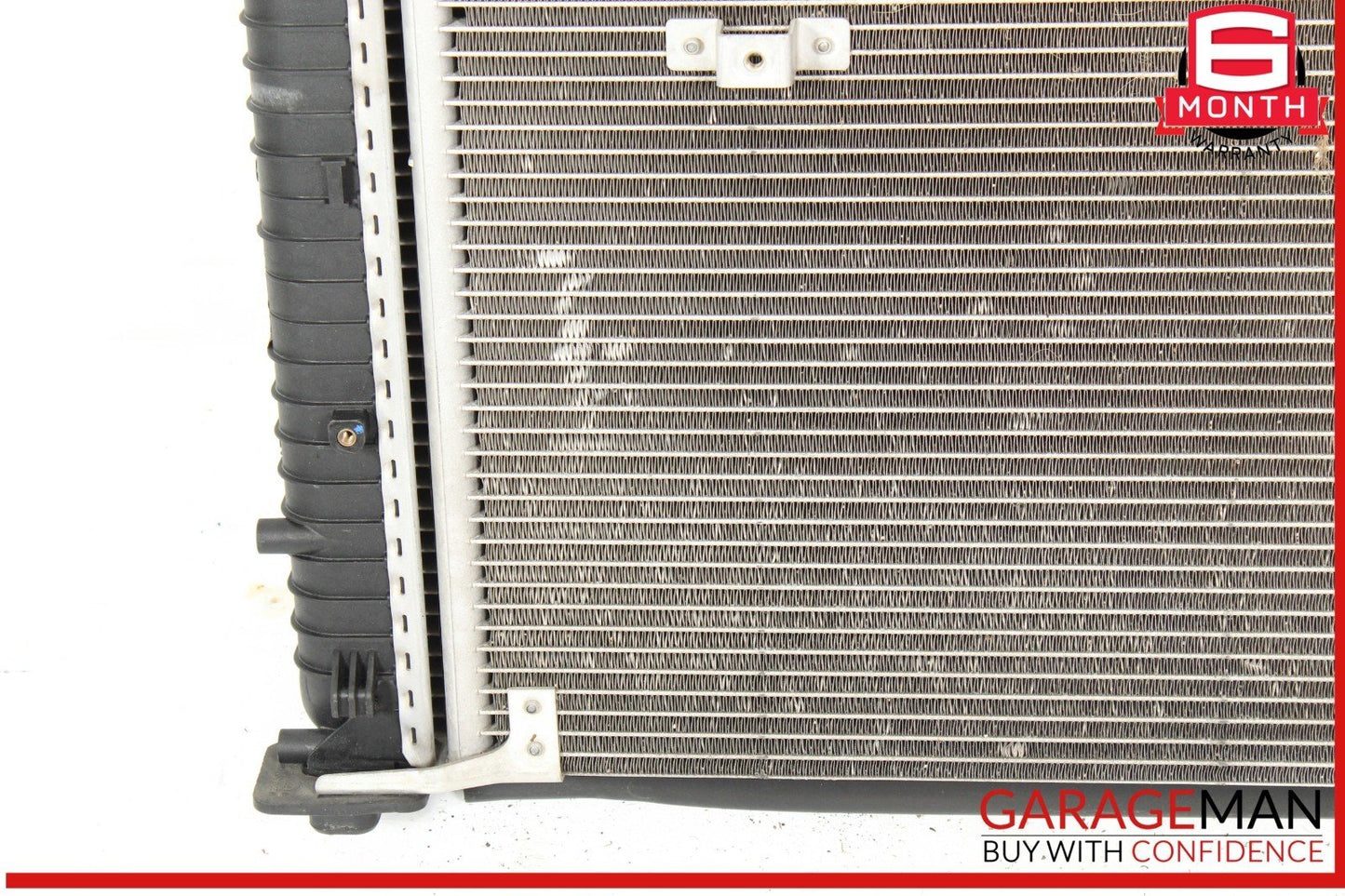 03-06 Mercedes R230 SL500 Engine Motor Cooling Radiator Fan Shroud A/C Condenser