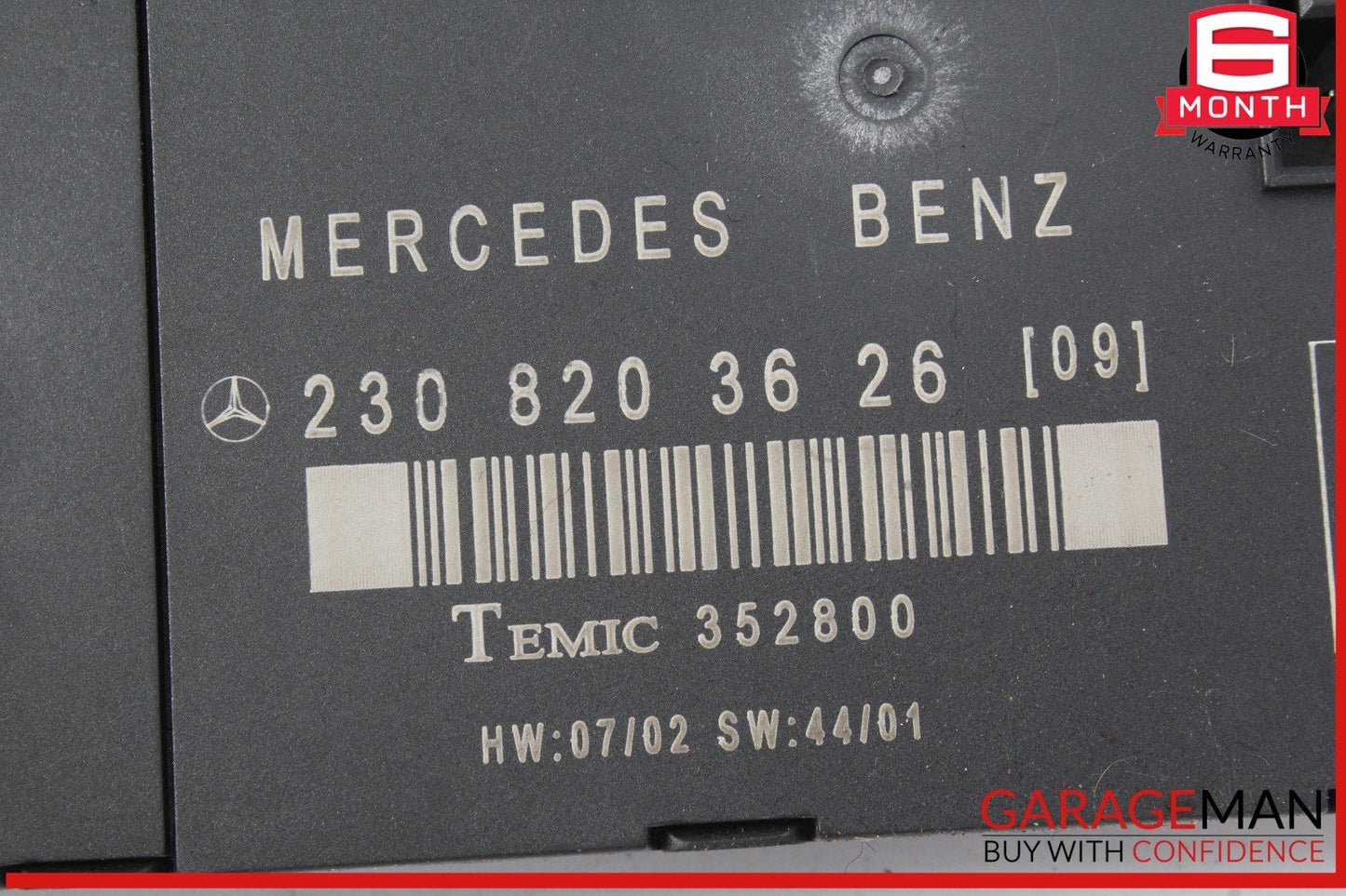03-12 Mercedes R230 SL500 SL55 SL600 Front Right Side Door Control Module OEM