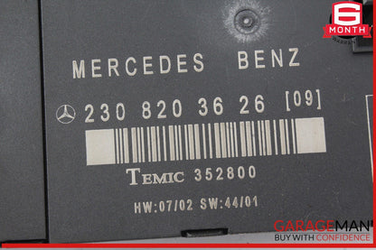 03-12 Mercedes R230 SL500 SL55 SL600 Front Right Side Door Control Module OEM