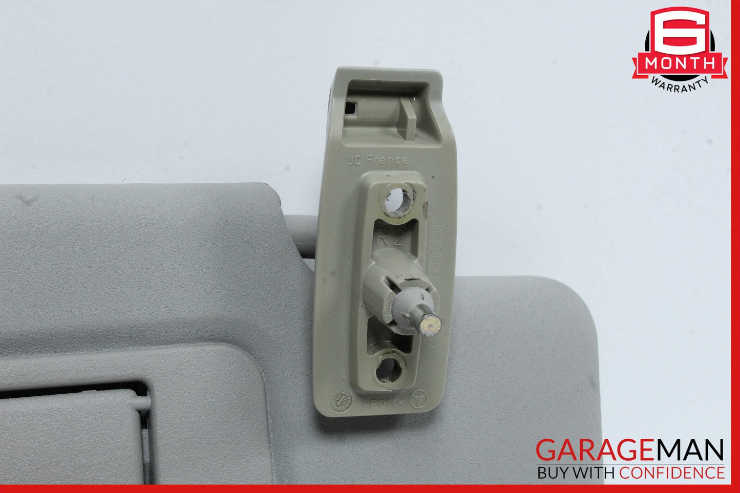 06-12 Mercedes X164 GL450 Front Right Passenger Side Sun Visor Sunvisor Gray OEM