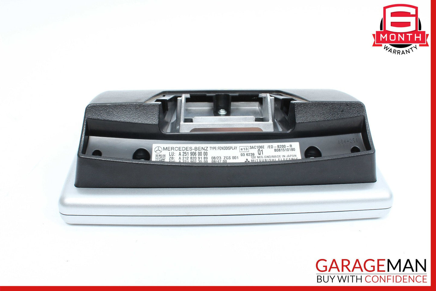 09-13 Mercedes GL450 ML550 GLK350 Left / Right Headrest Screen Monitor Display